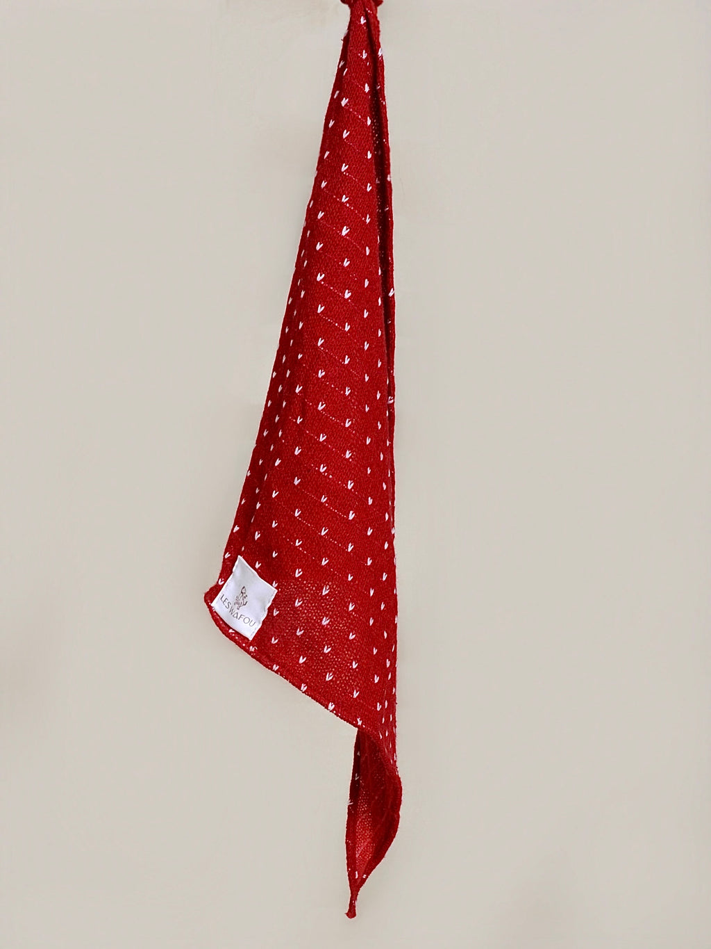 Bandana pour chien - Cœurs rouges