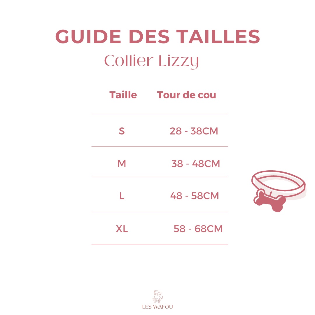 Collier pour chien velours côtelé - Lavande