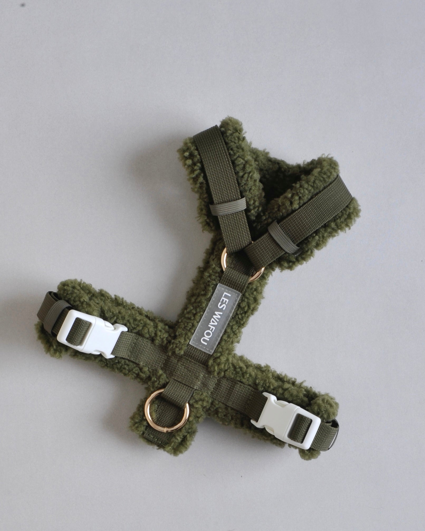 PRÉCOMMANDE - Harnais moumoute chien - Vert