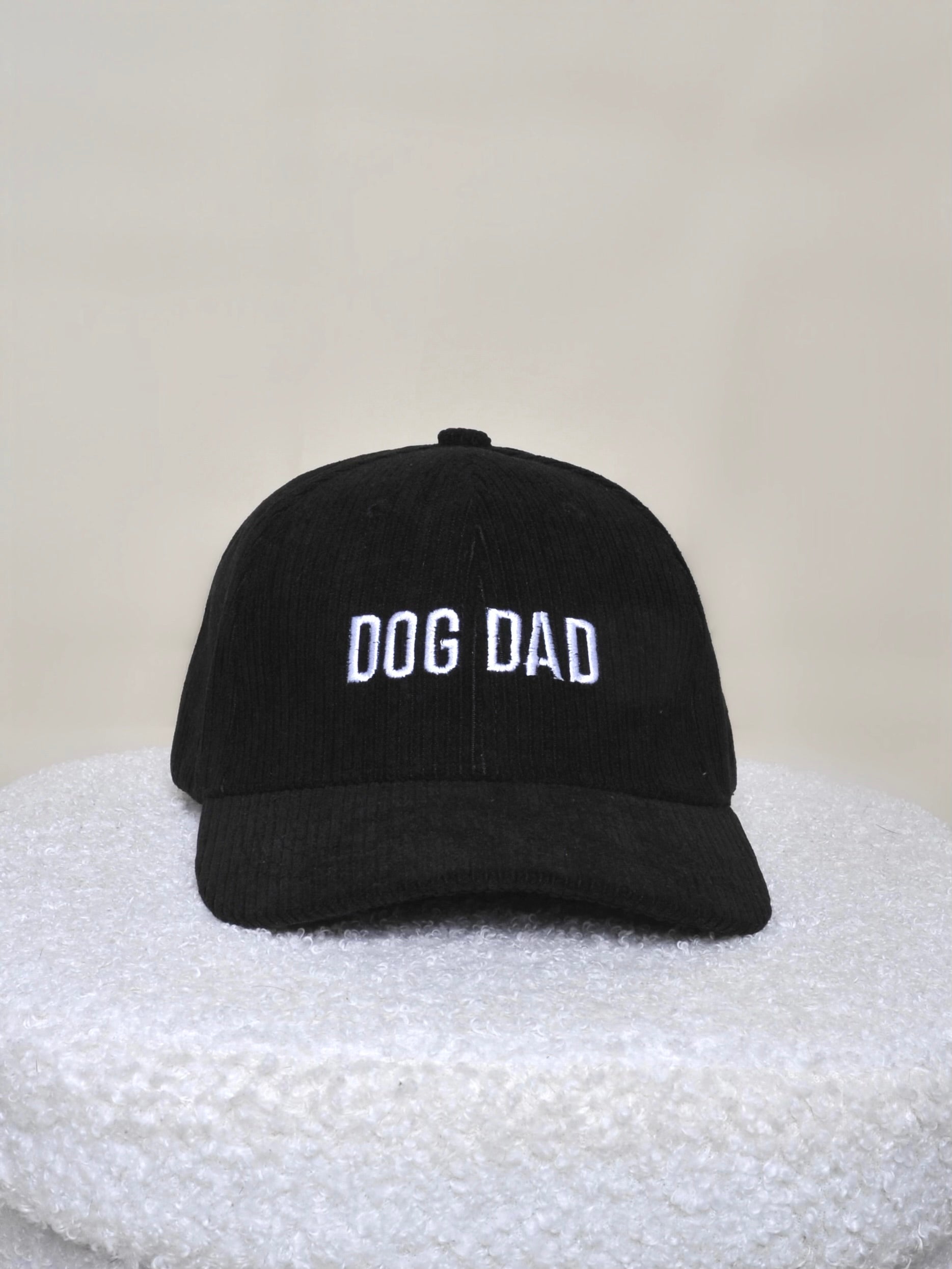 Casquettes personnalisables - Velours côtelé noir