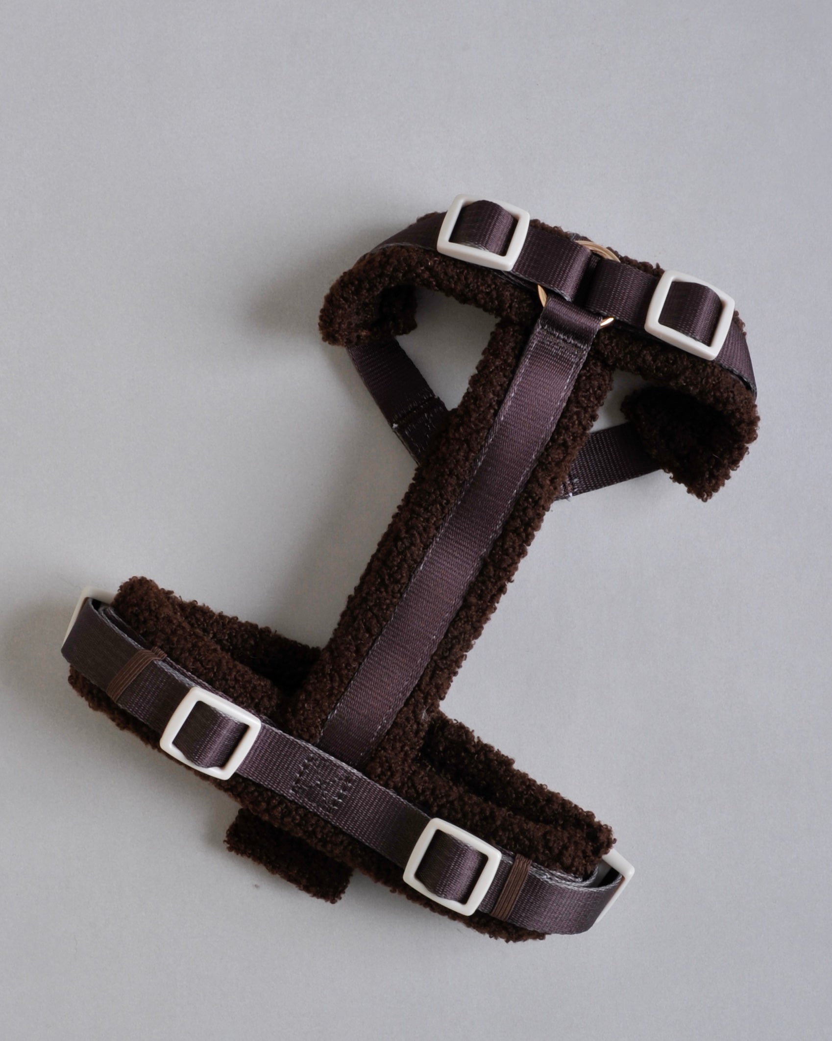 Harnais moumoute chien - Chocolat