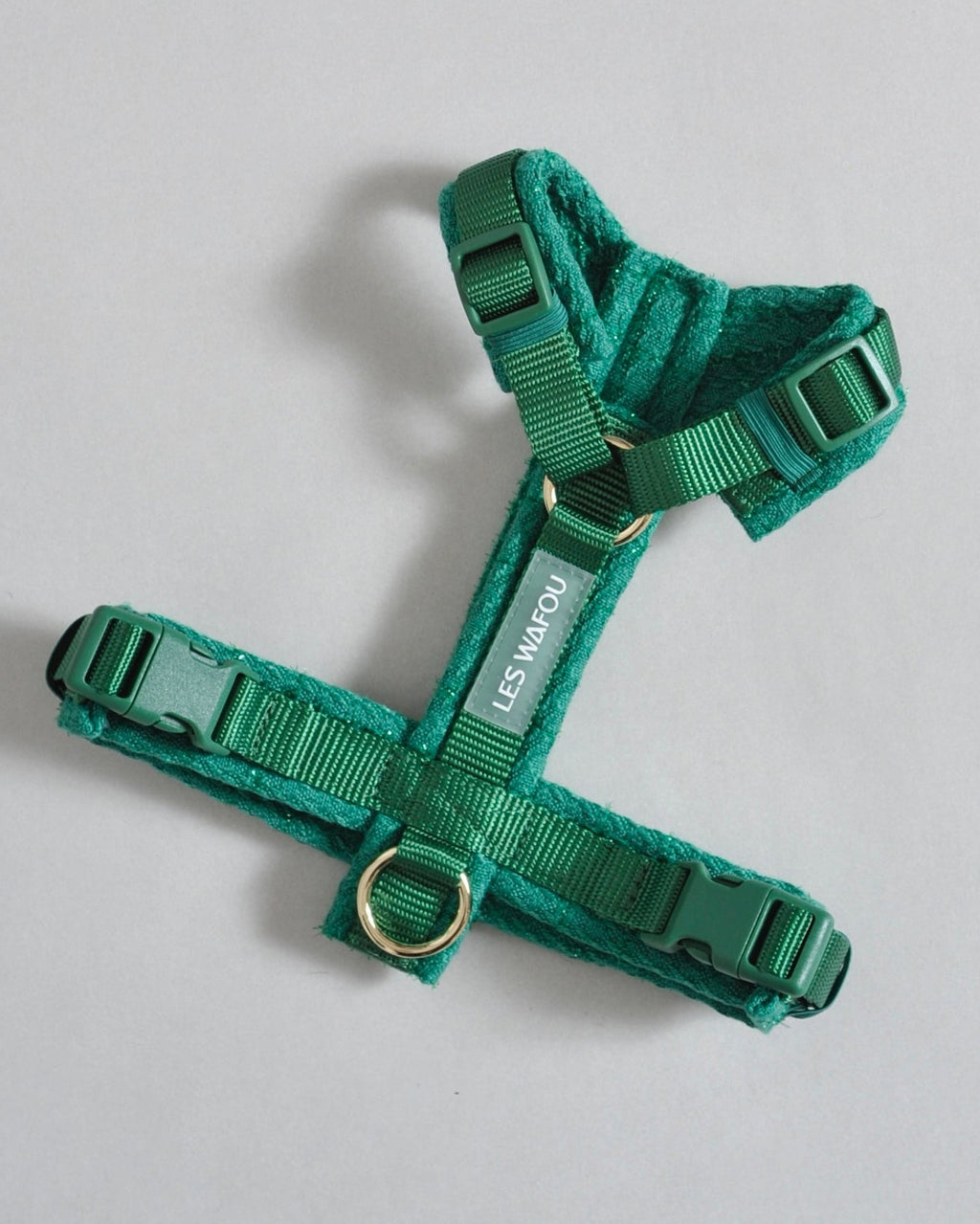 Harnais tweed chien - Vert