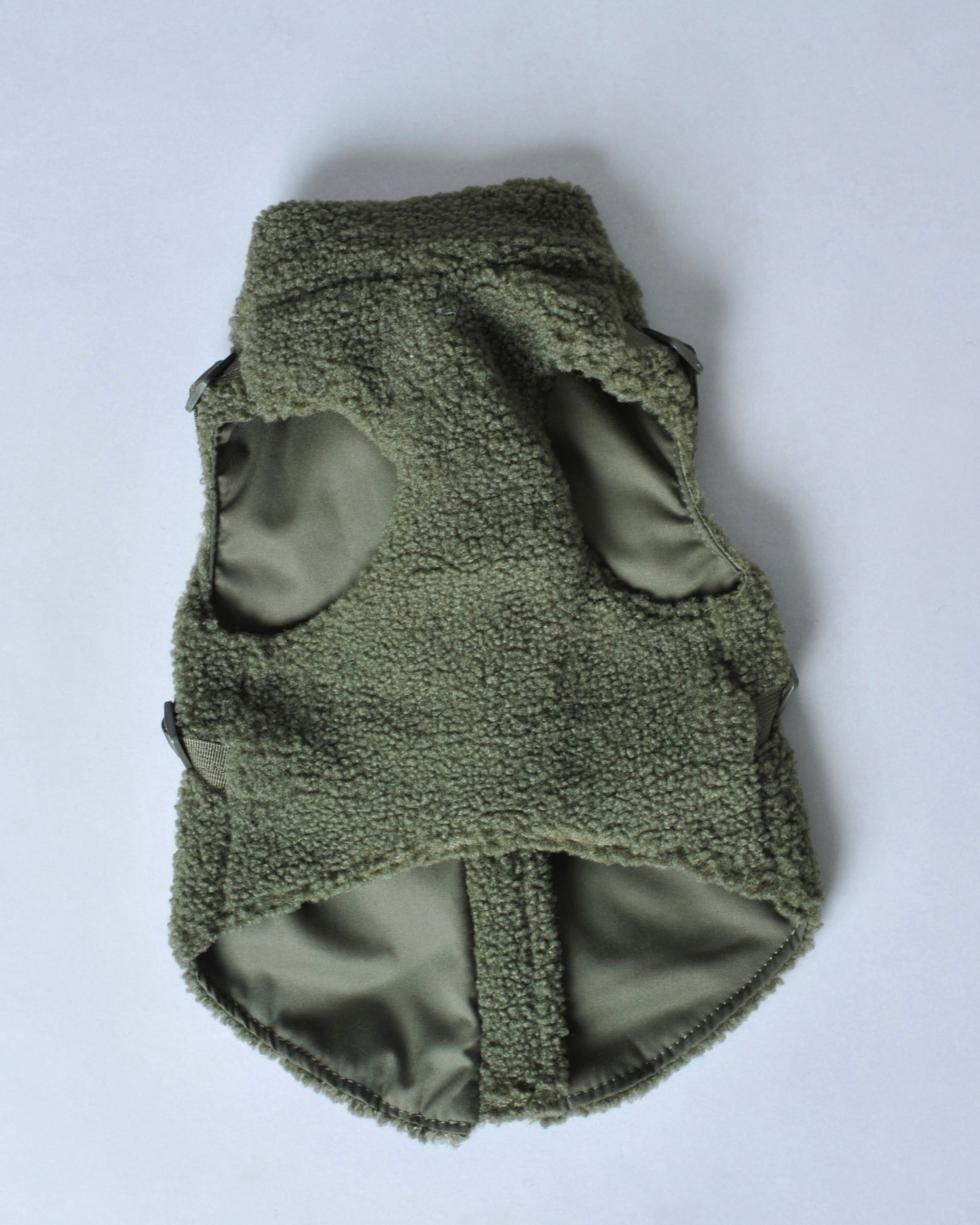 Manteau moumoute pour chien - Vert