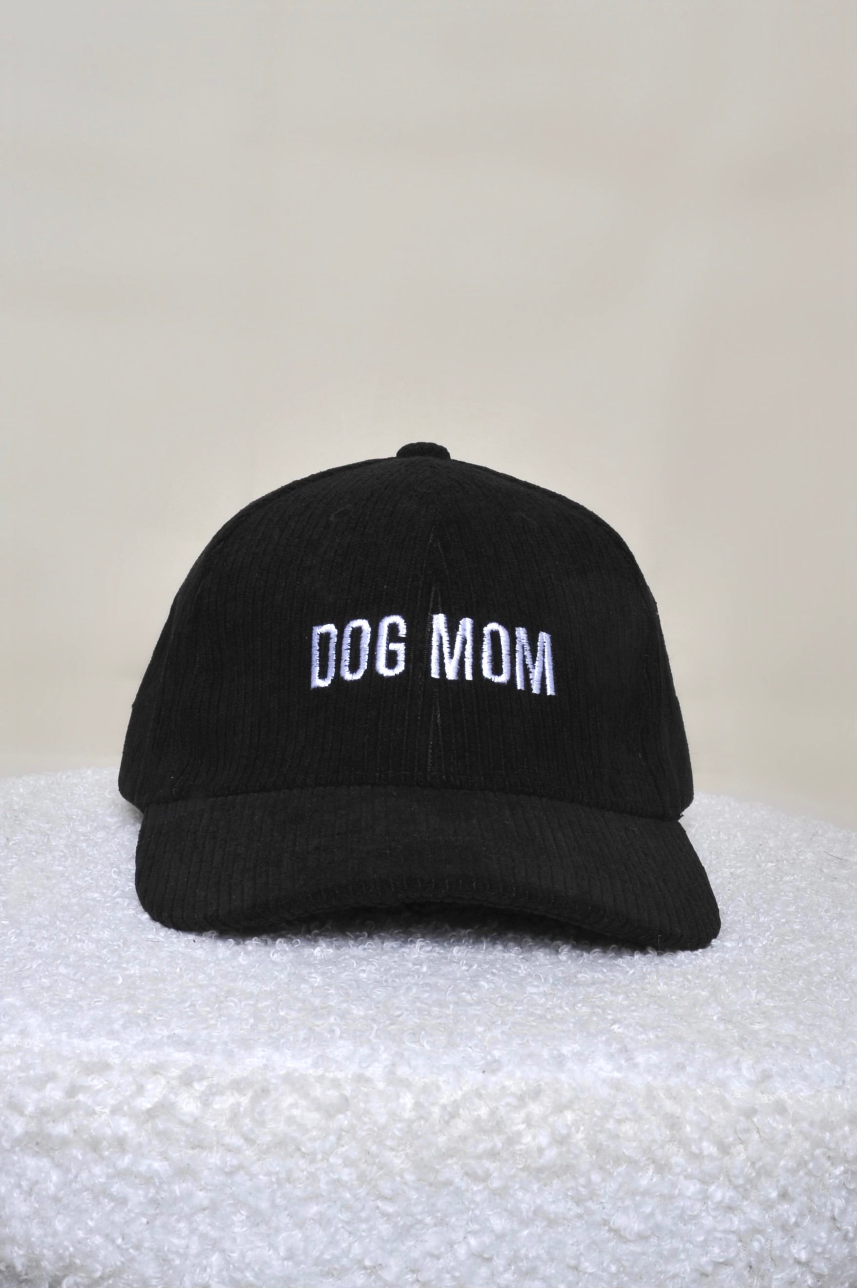 Casquettes personnalisables - Velours côtelé noir