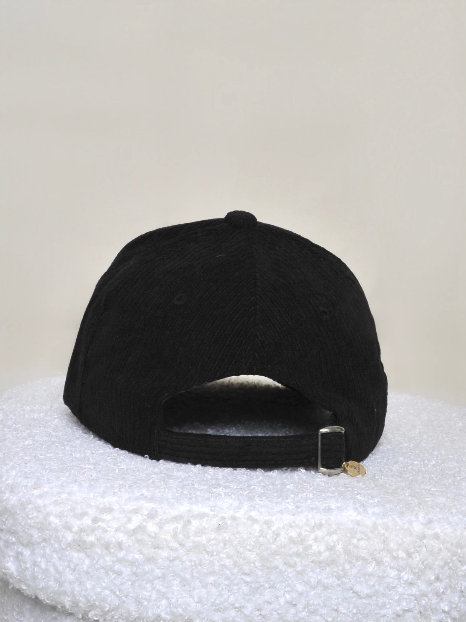 Casquettes personnalisables - Velours côtelé noir