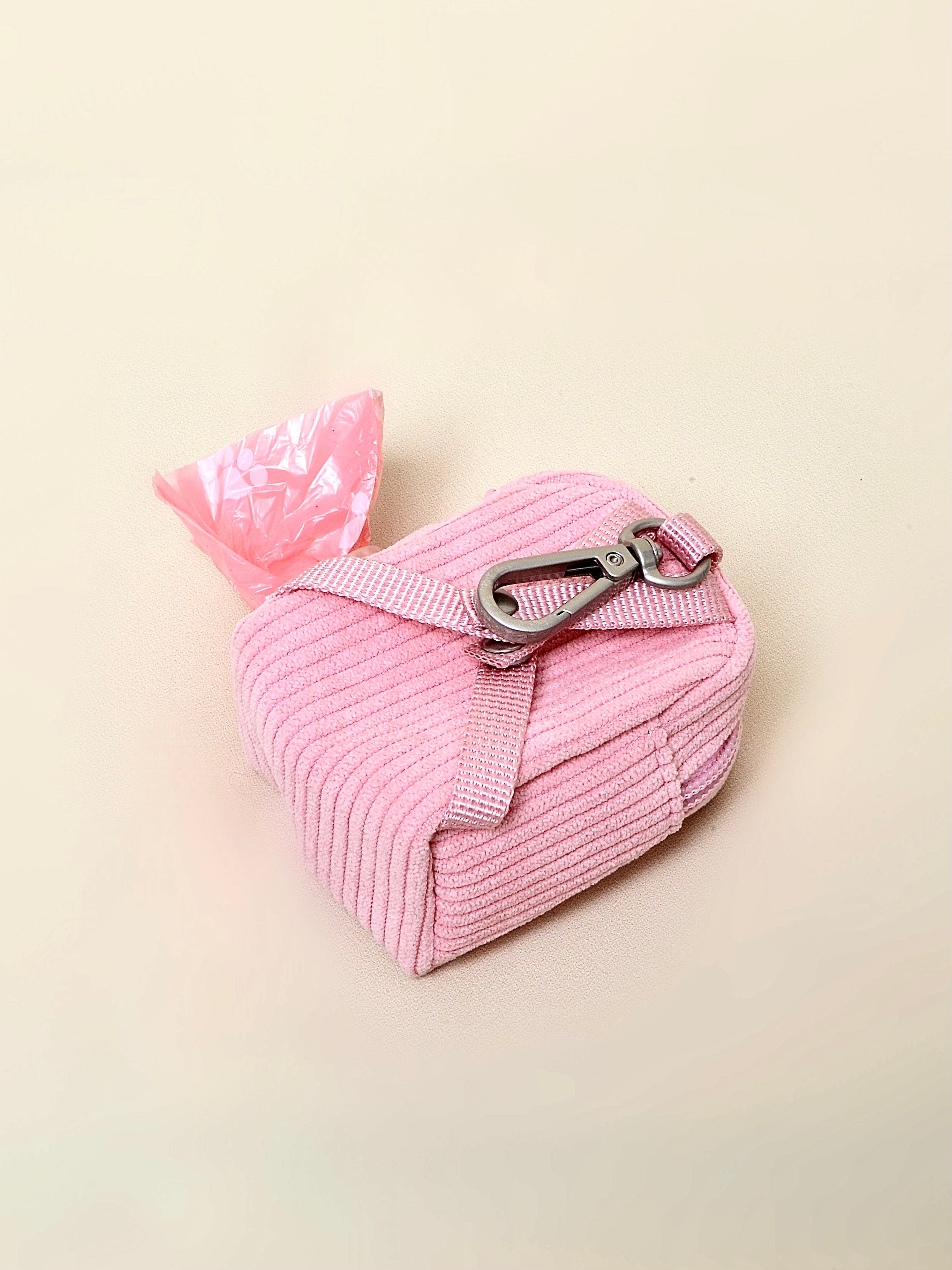 Distributeur de sacs pour chien - Rose