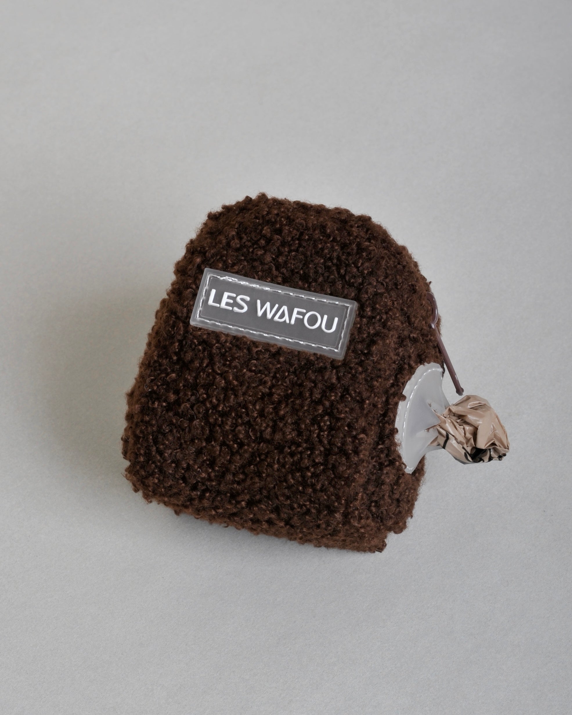 Harnais moumoute chien + sac à dos - Chocolat