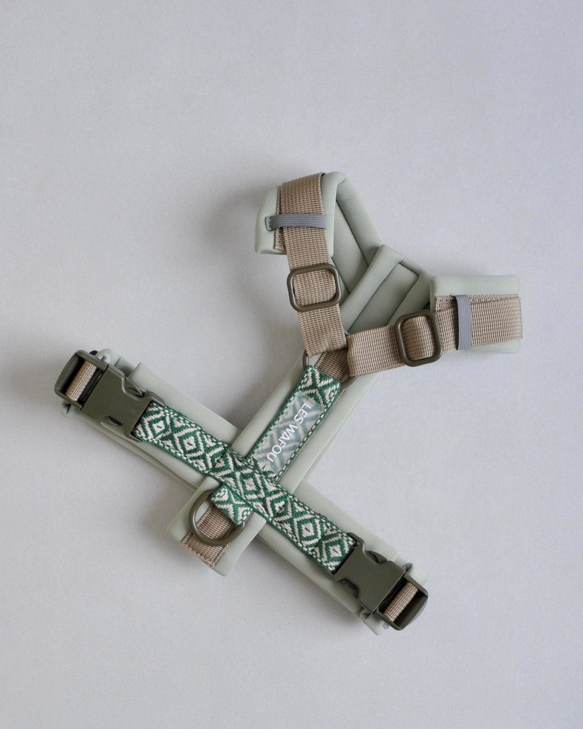 Harnais pour chien - Vert taupe
