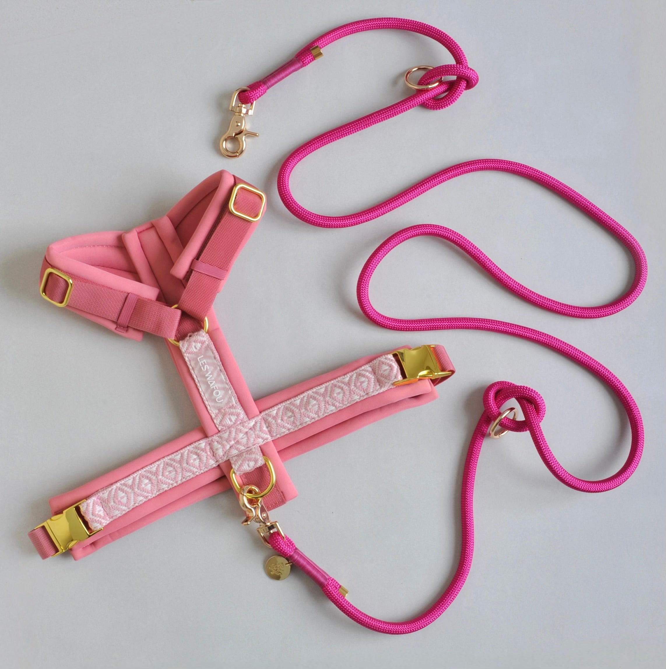 Harnais pour chien - Rose