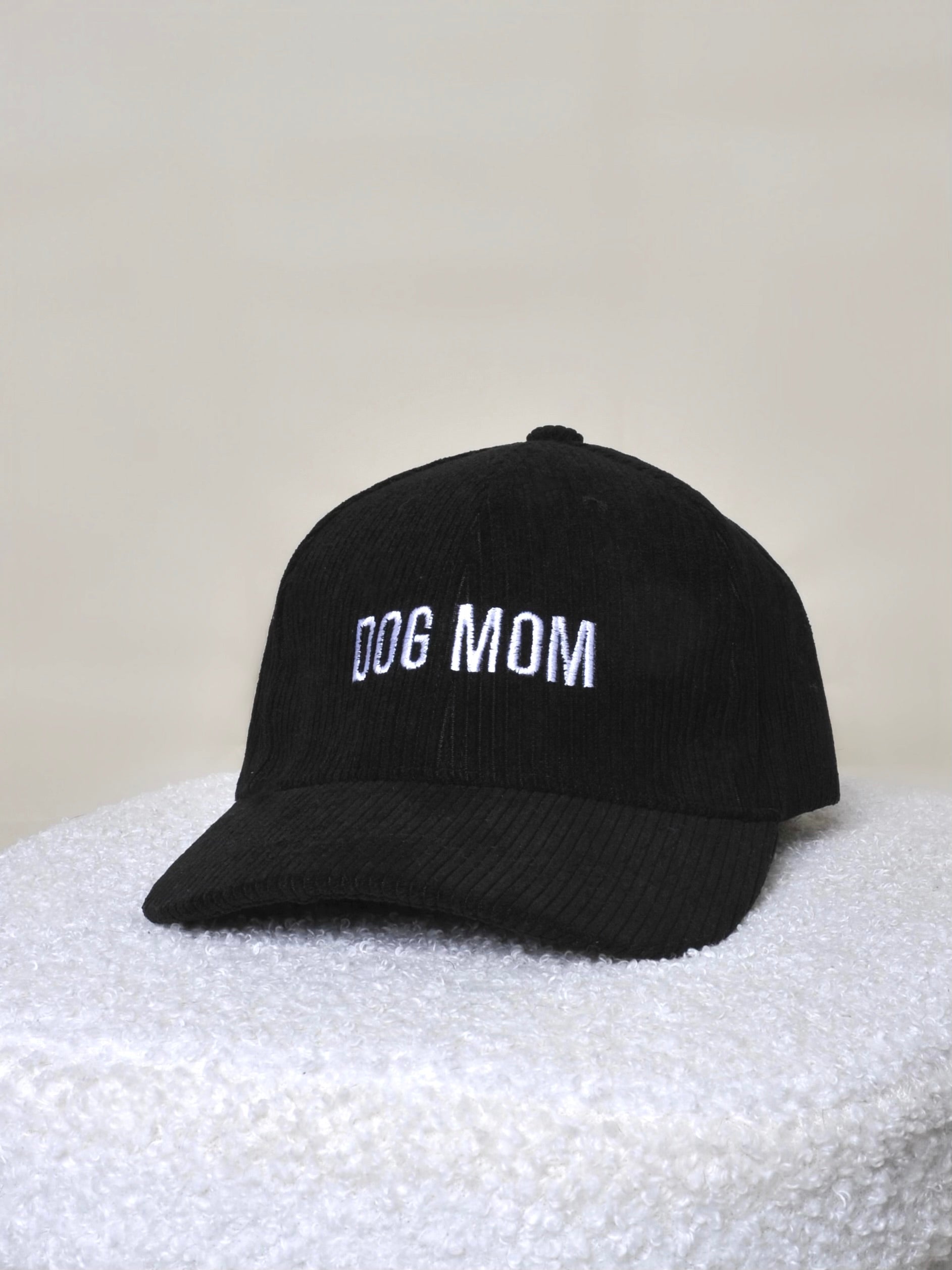 Casquettes personnalisables - Velours côtelé noir