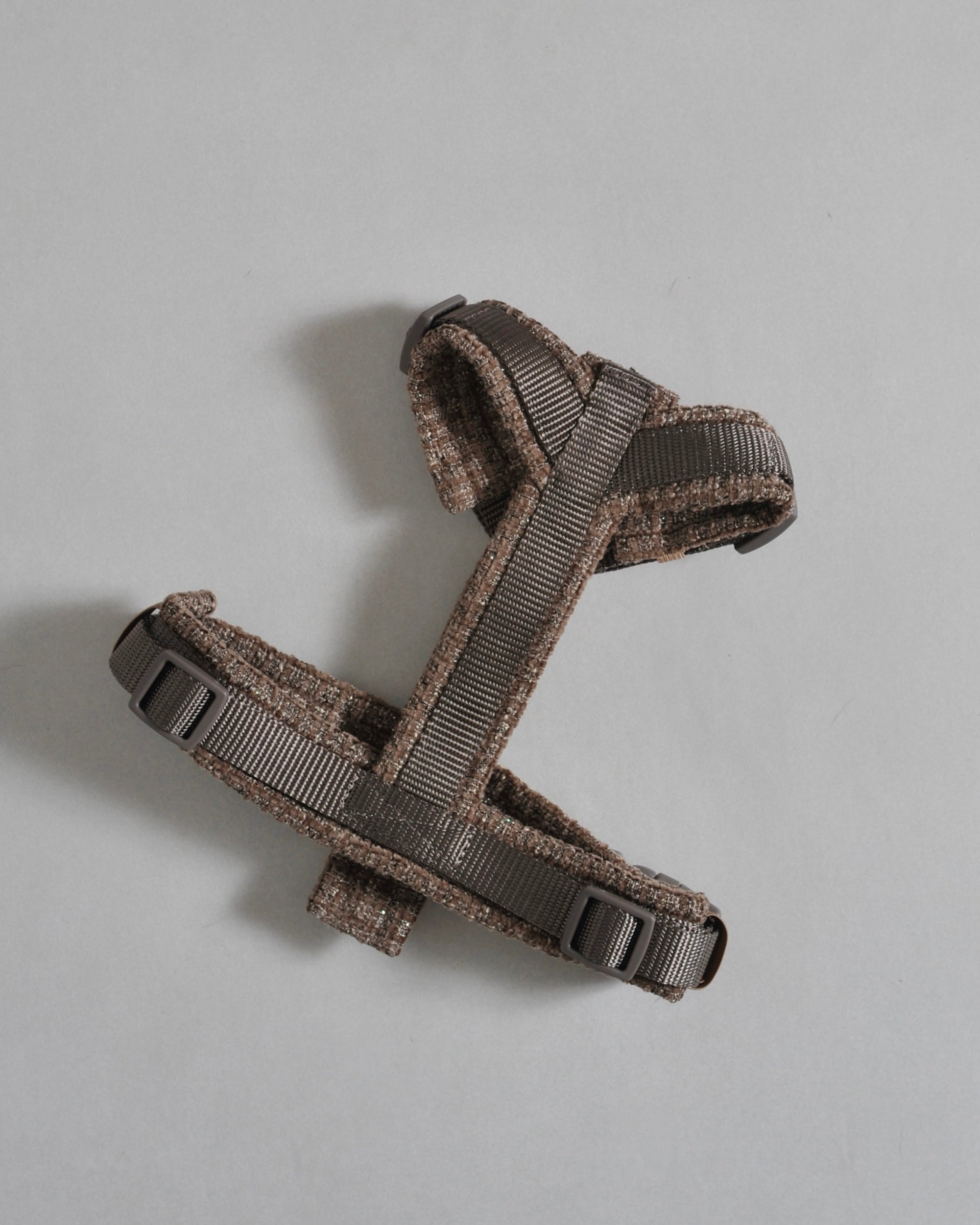 Harnais tweed chien - Taupe