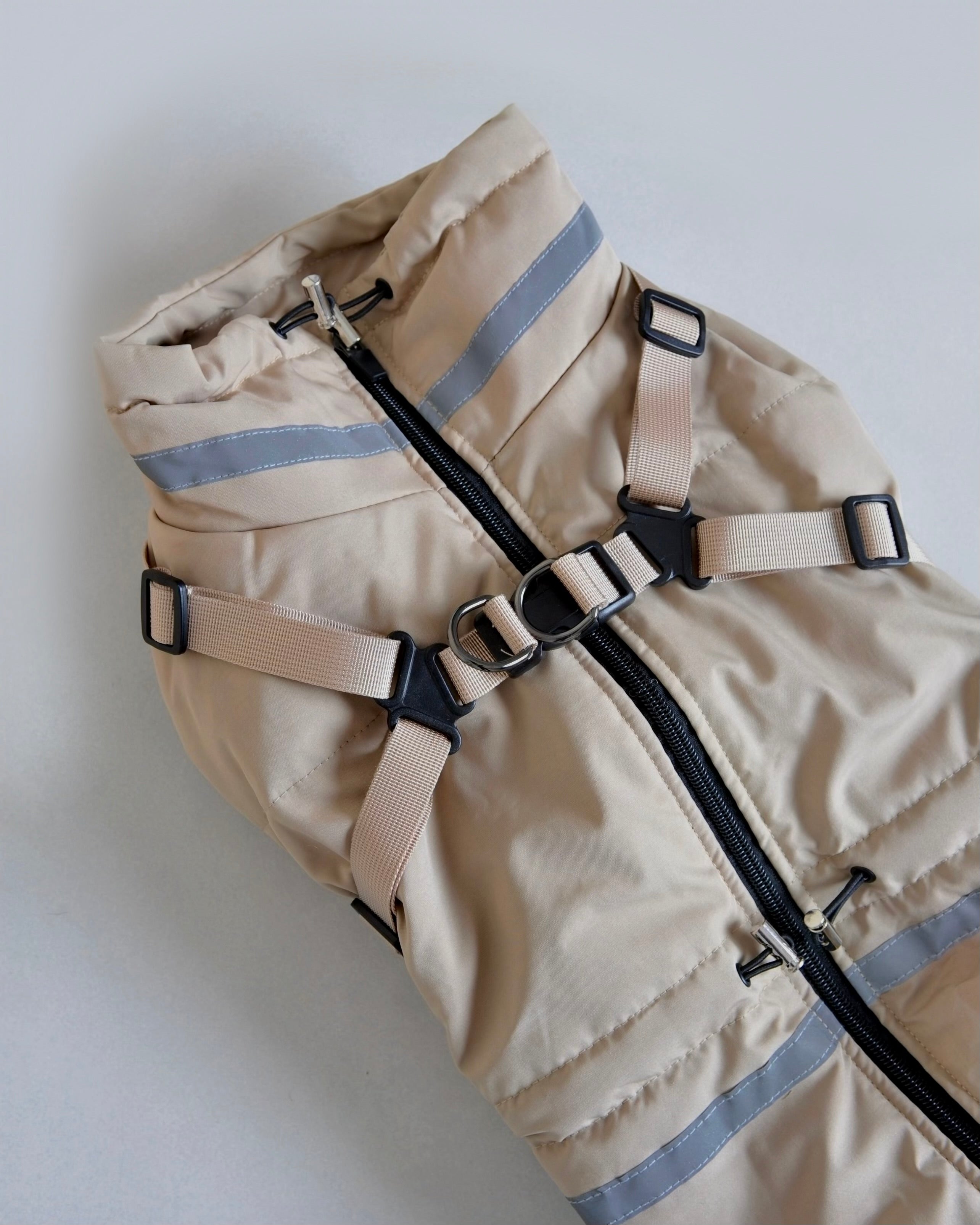 Doudoune pour chien - Beige (petit et moyen chien)