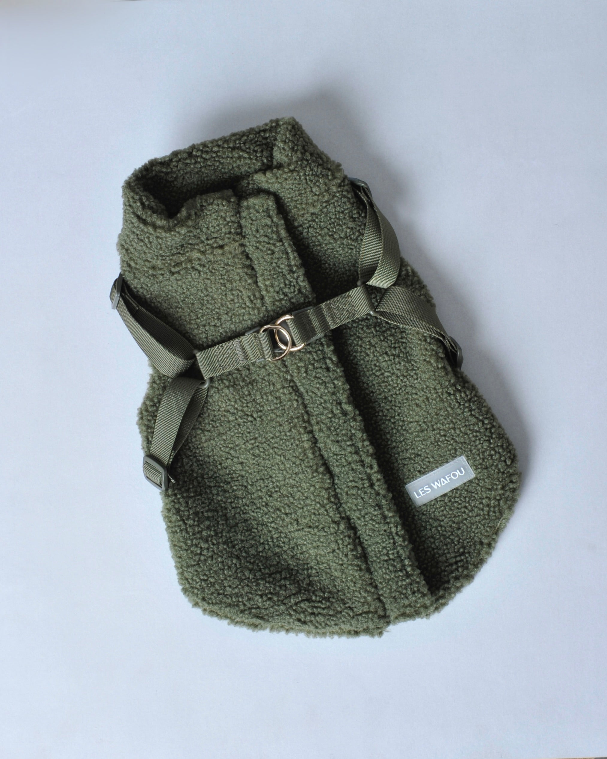 Manteau moumoute pour chien - Vert