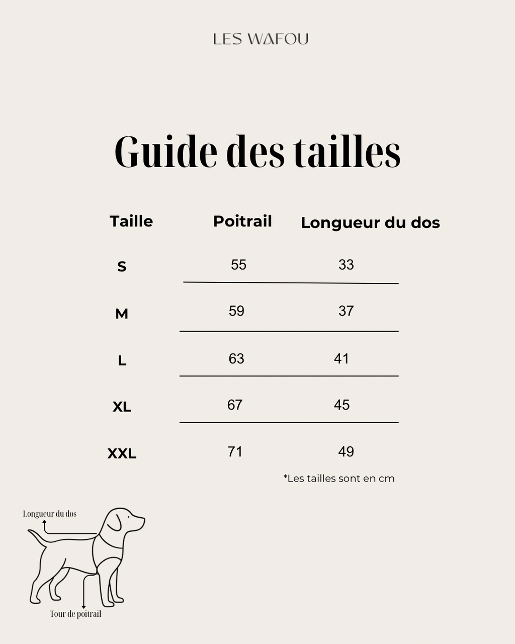 Doudoune pour chien - Beige (petit et moyen chien)