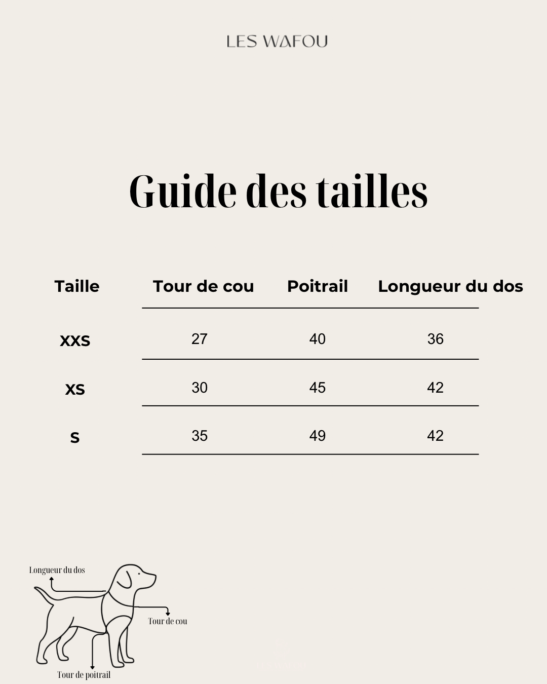 Manteau pour chien - Marron (spécial petit chien)