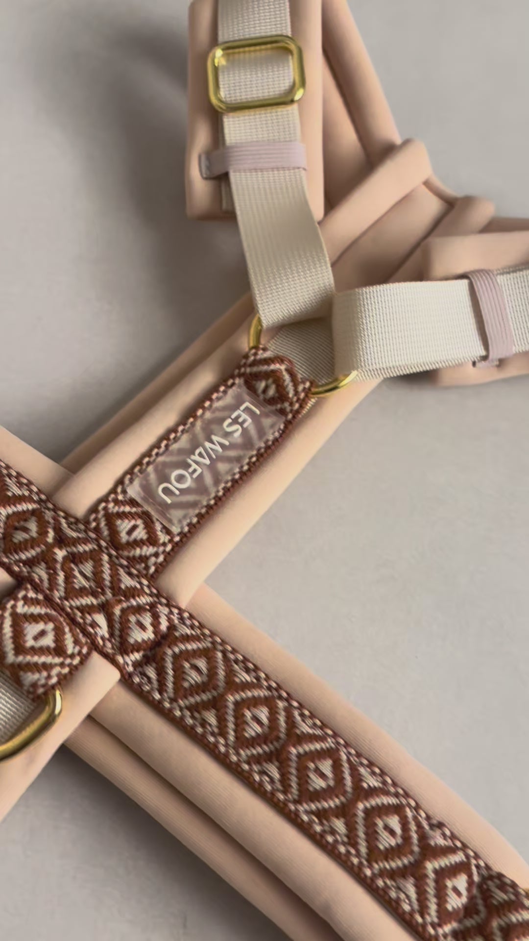 Harnais pour chien - Beige