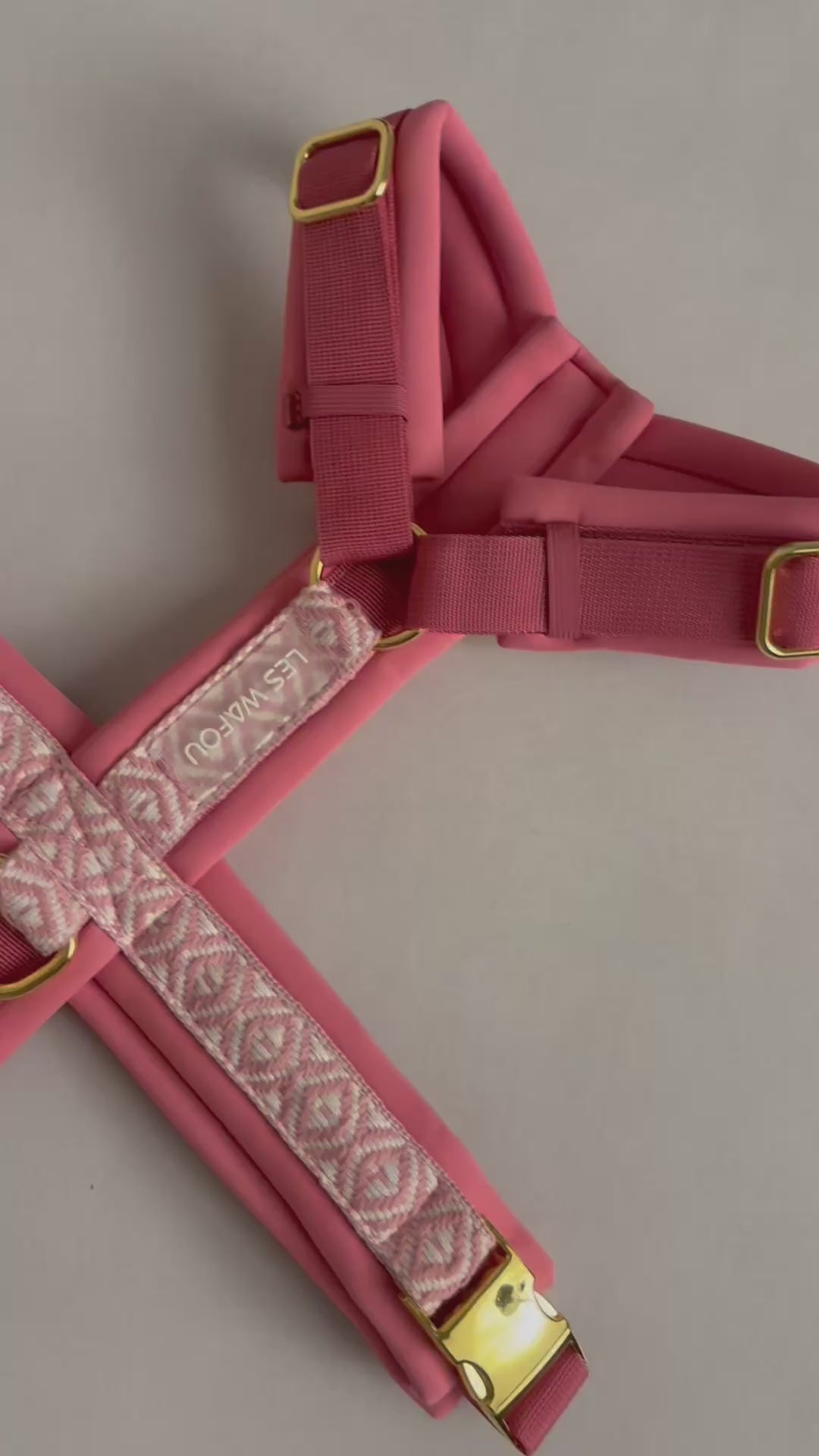 Harnais pour chien - Rose