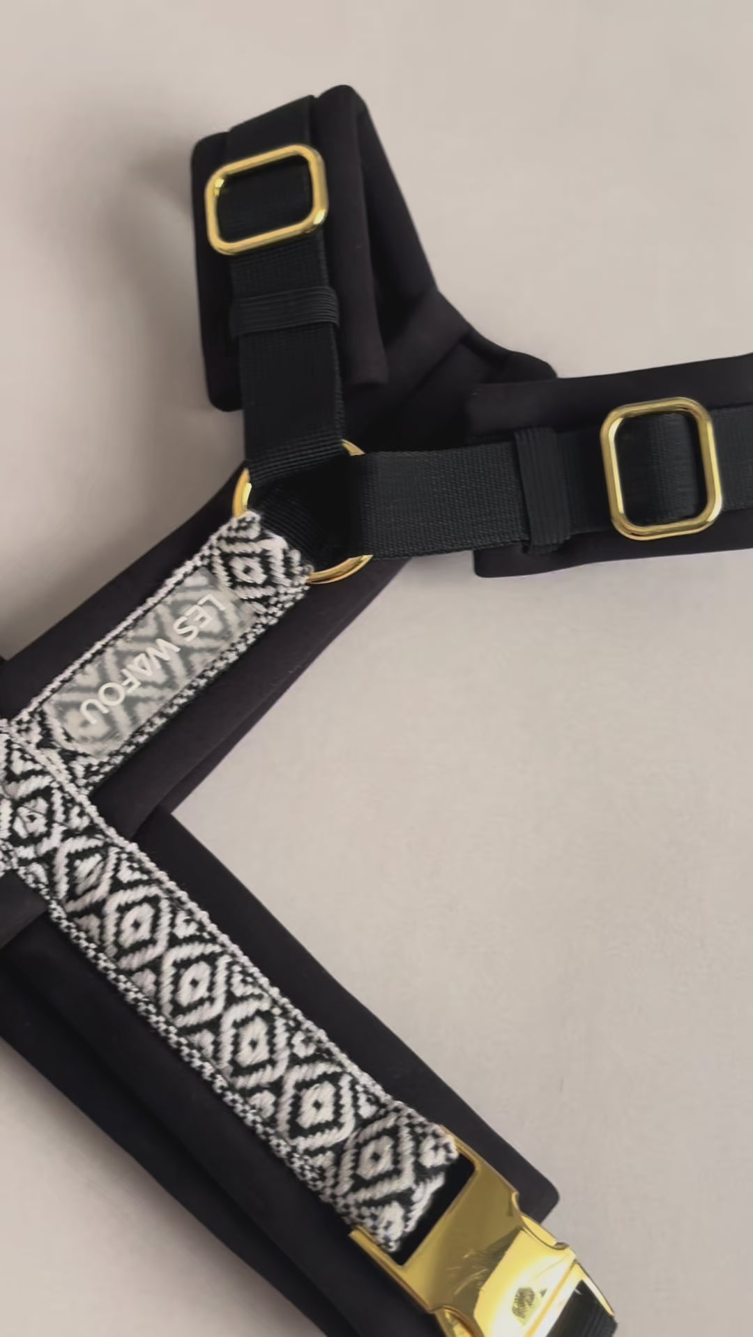 Harnais pour chien - Noir
